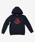 Swanndri Original V2 Printed Hoodie - Navy/Chili