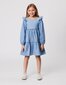 Kissed By Radicool Ruffle Chambray Dress