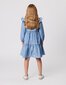 Kissed By Radicool Ruffle Chambray Dress