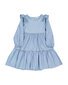 Kissed By Radicool Ruffle Chambray Dress