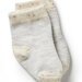 Wilson & Frenchy 3 Pk Baby Socks - Cream/Oatmeal/Grey Cloud