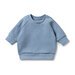 Wilson & Frenchy Storm Blue Quilted Sweat