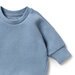 Wilson & Frenchy Storm Blue Quilted Sweat