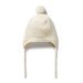 Wilson & Frenchy Ecru Knitted Pointelle Bonnet