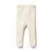 Wilson & Frenchy Ecru Knitted Legging W Feet