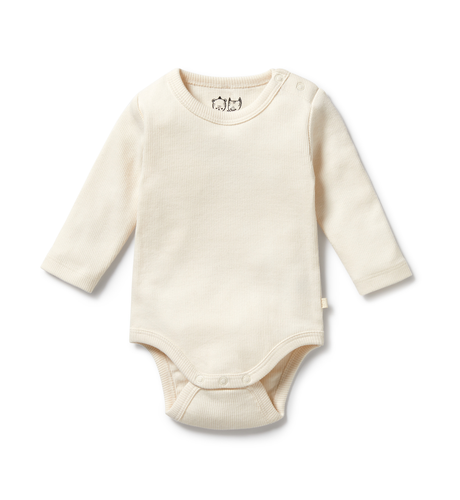 Wilson & Frenchy Ecru L/S Bodysuit