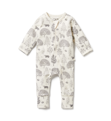 Wilson & Frenchy Woodland Zipsuit W Feet