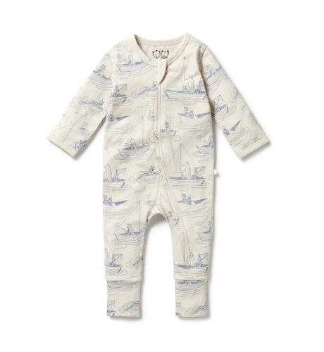 Wilson & Frenchy Sail Away Zipsuit W Feet