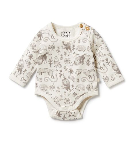 Wilson & Frenchy Tribal Woods L/S Bodysuit