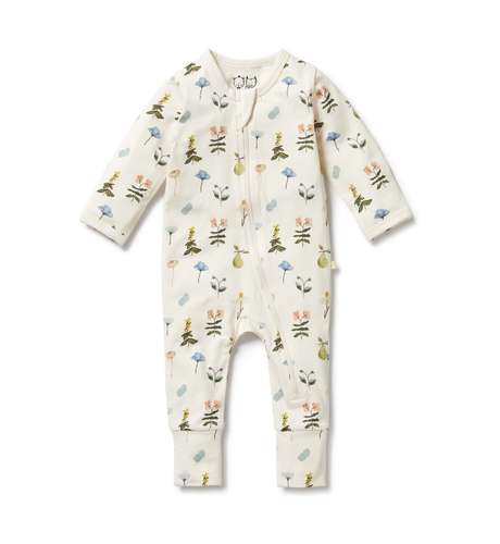 Wilson & Frenchy Petit Garden Zipsuit W Feet