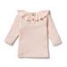 Wilson & Frenchy Pink Ruffle L/S Top