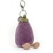 Jellycat Vivacious Aubergine Bag Charm