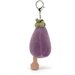 Jellycat Vivacious Aubergine Bag Charm