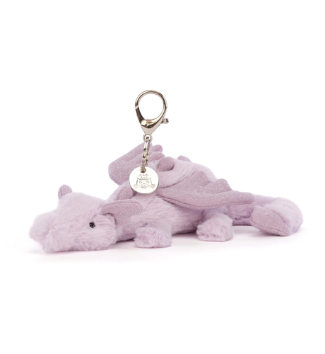 Jellycat Lavender Dragon Bag Charm