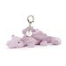 Jellycat Lavender Dragon Bag Charm