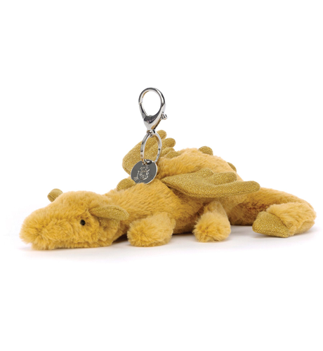 Jellycat Golden Dragon Bag Charm