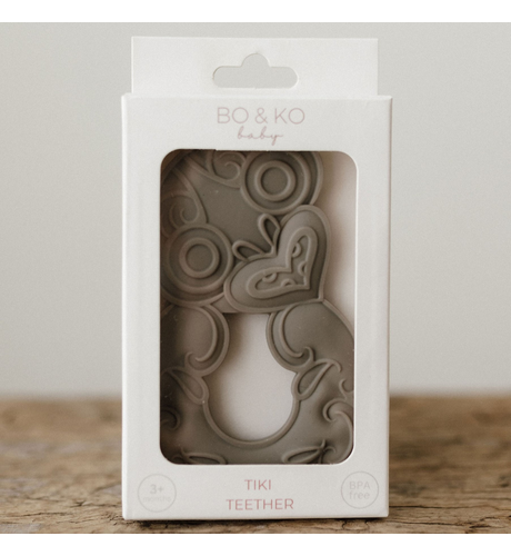 Bo & Ko Tiki Teether - Olive