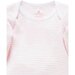 Purebaby Sleepsuit - Pale Pink Melange Stripe