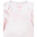 Purebaby Sleepsuit - Pale Pink Melange Stripe