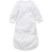 Purebaby Sleepsuit - Pale Grey Melange Stripe