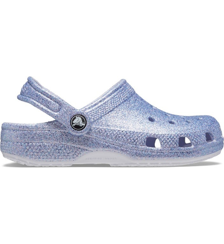 Crocs Kids Classic Glitter Clog - Frosted Glitter