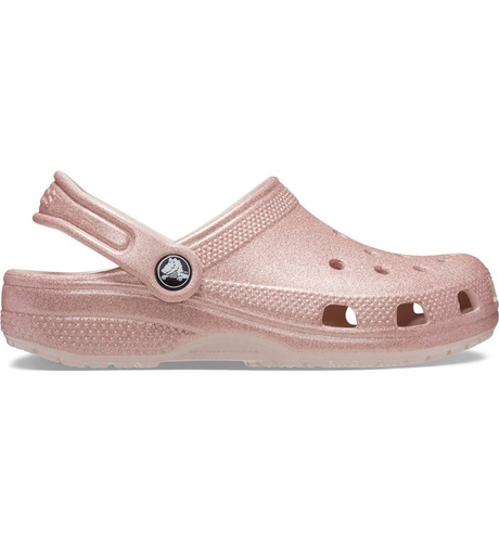 Crocs Kids Classic Glitter Clog - Quartz Glitter