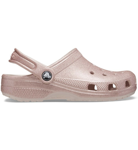 Crocs Toddlers Classic Glitter Clog - Quartz Glitter