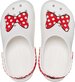 Crocs Toddlers Minnie Mouse Classic Clog - White/Red