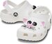 Crocs Toddlers I AM Cat Classic Clog - White/Pink Tweed