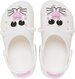 Crocs Toddlers I AM Cat Classic Clog - White/Pink Tweed