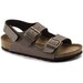 Birkenstock Kids Milano Birkibuc - Mocha (Narrow Width)