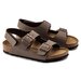Birkenstock Kids Milano Birkibuc - Mocha (Narrow Width)