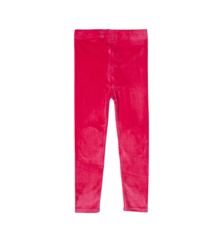 Rock Your Kid Pink Velvet Knee Patch Tights