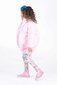 Rock Your Kid Pink Padded Jacket With Lining