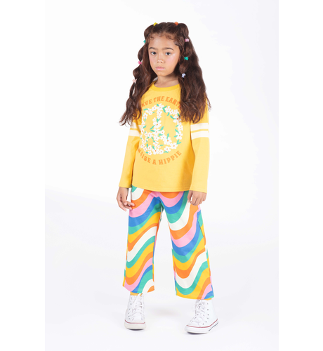 Rock Your Kid Raise A Hippie L/S T-Shirt