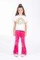 Rock Your Kid Pink Velvet Flared Tights