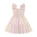 Rock Your Kid Sorbet Stripe Shirred Dress