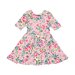 Rock Your Kid Pink Garden Mabel Waisted Dress