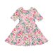 Rock Your Kid Pink Garden Mabel Waisted Dress