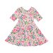 Rock Your Kid Pink Garden Mabel Waisted Dress