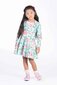 Rock Your Kid Blue Garden L/S Waisted Dress