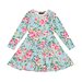 Rock Your Kid Blue Garden L/S Waisted Dress