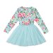 Rock Your Kid Blue Garden L/S Circus Dress