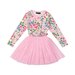 Rock Your Kid Pink Garden L/S Circus Dress