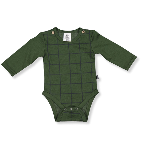 LFOH Riley Bodysuit - Forest Check