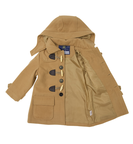 Korango Duffle Overcoat - Brown