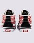 Vans Toddler Sk8-Mid Velcro Logo - Black/Racing Red
