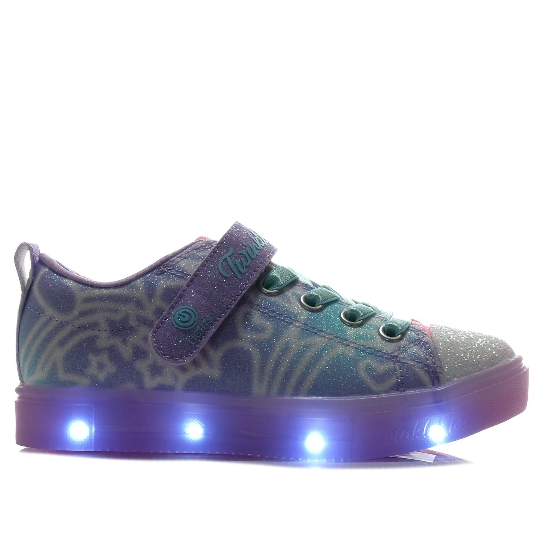 Shop Skechers Kids' Twi-Lites 2.0 - Twinkle Wishes in Blue
