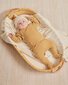 Quincy Mae Wrap Top + Footed Pant Set - Honey