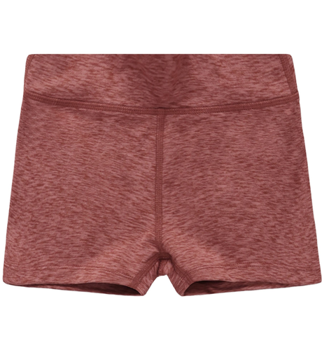 Rylee + Cru Shortie Short - Heathered Strawberry